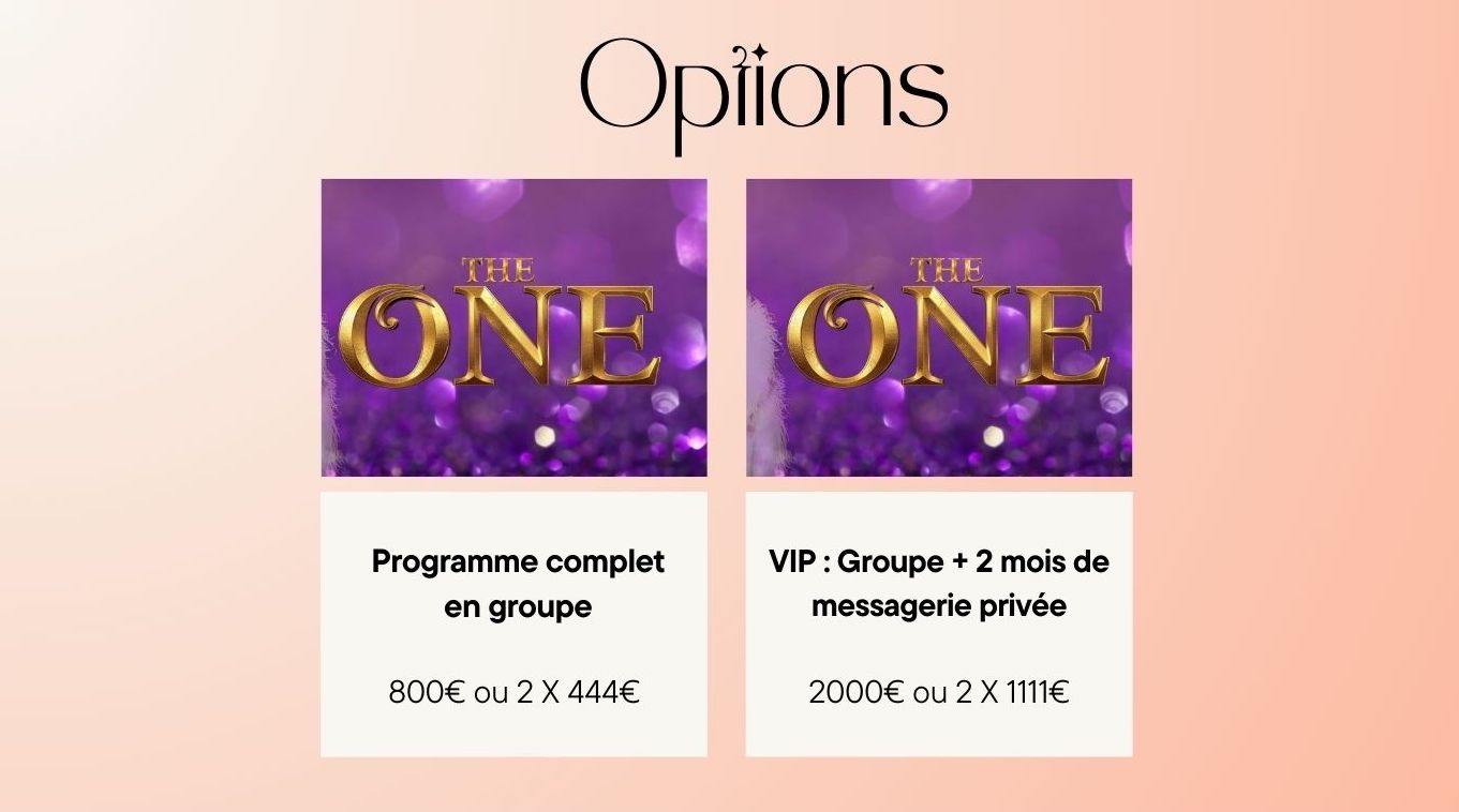 THE ONE PROGRAMME SPIRITUEL RENCONTRER DIEU MANIFESTATION DE DIEU